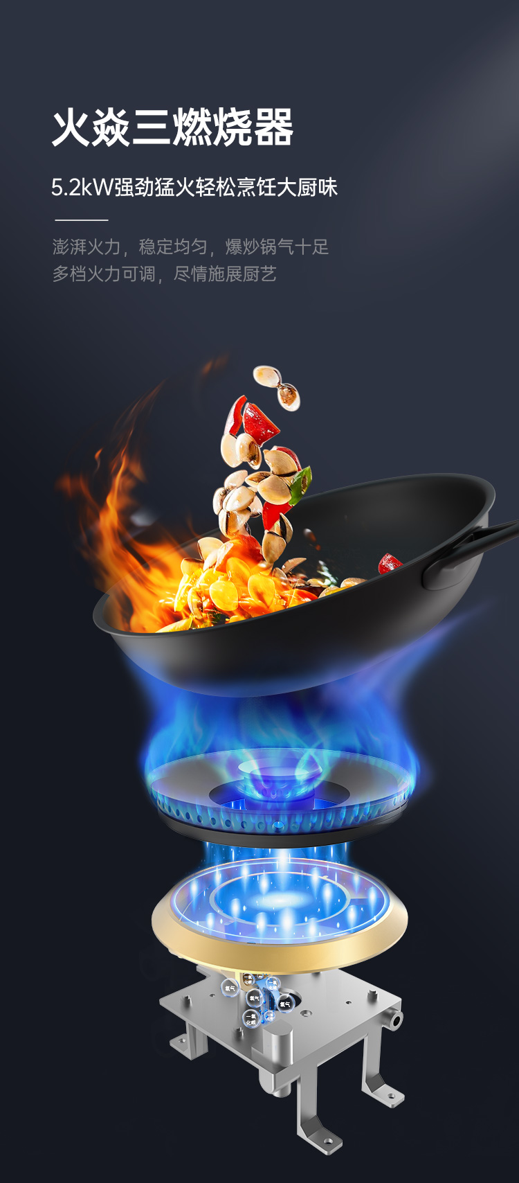 帥豐星辰X6蒸烤一體集成灶