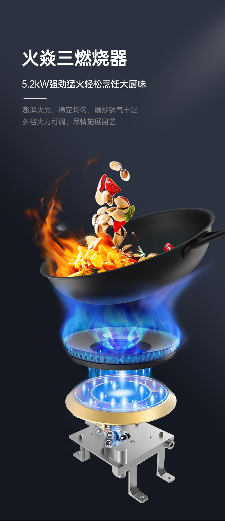 帥豐星辰X1雙子星蒸烤獨立(90)集成灶