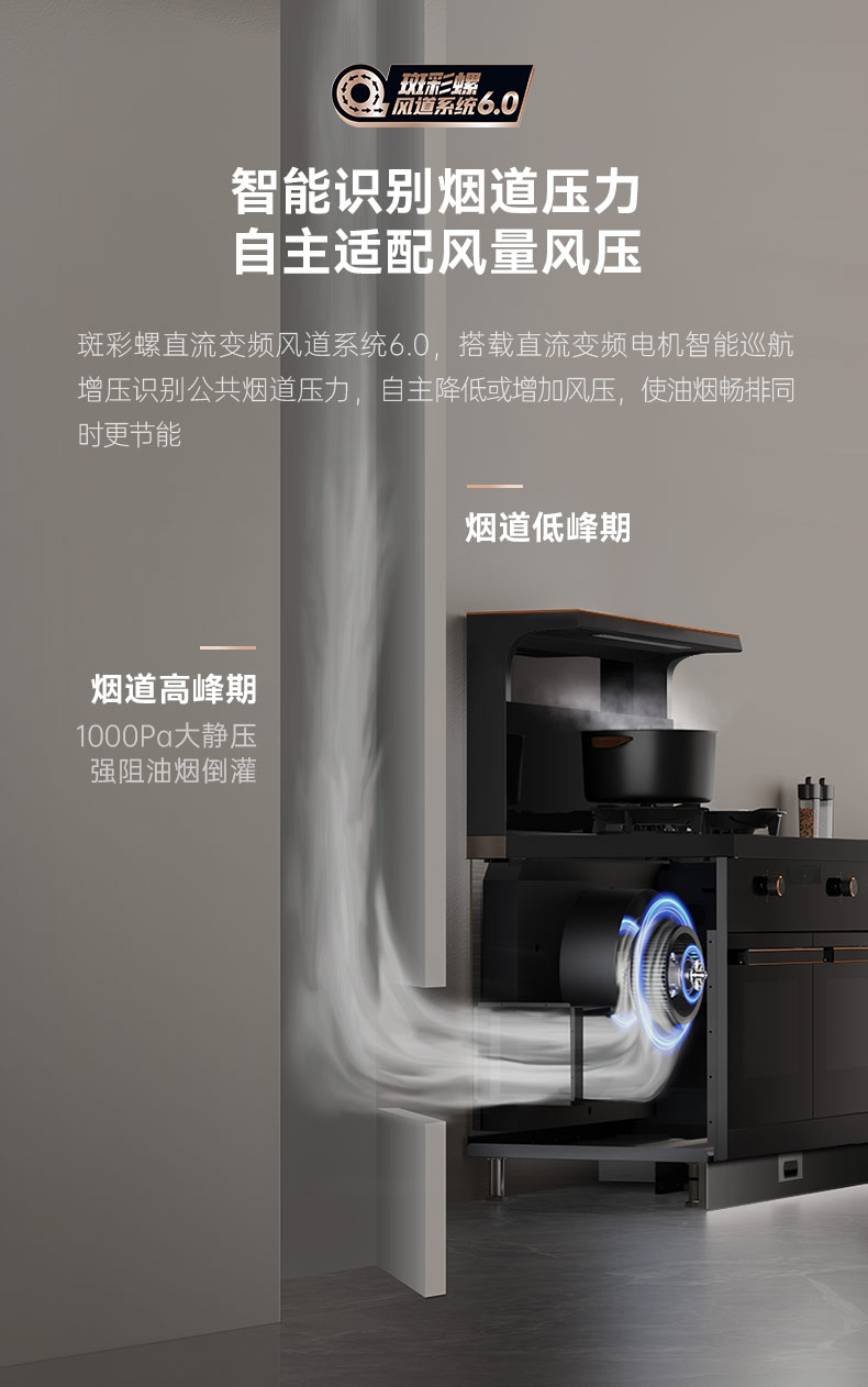 帥豐星辰X1雙子星蒸烤獨立(90S)集成灶