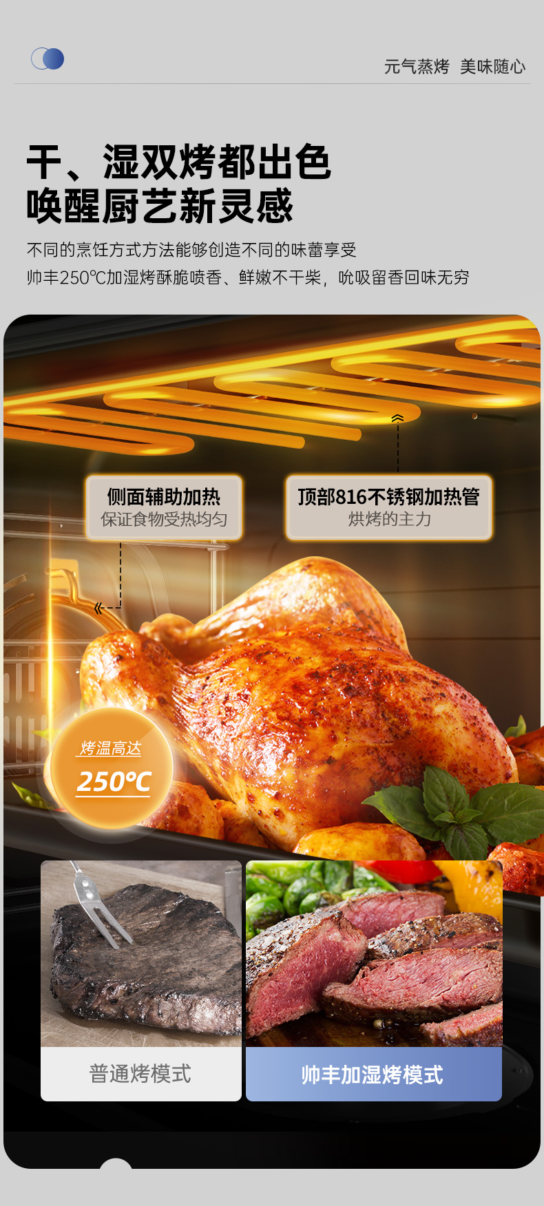 帥豐V6K-90蒸烤一體集成灶