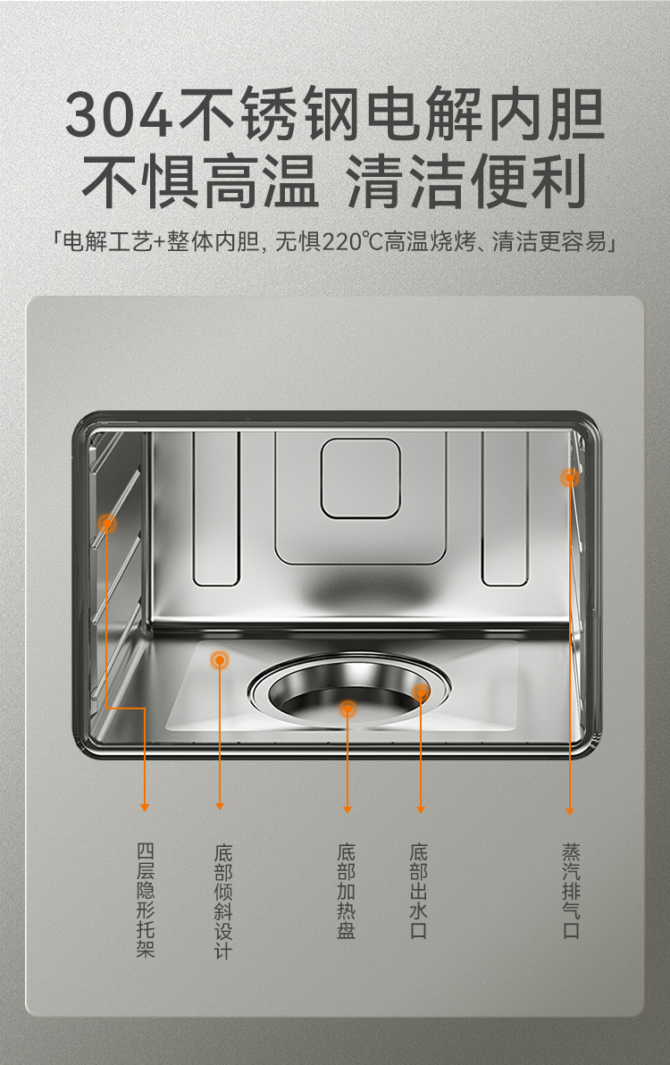 帥豐D8蒸烤一體集成灶