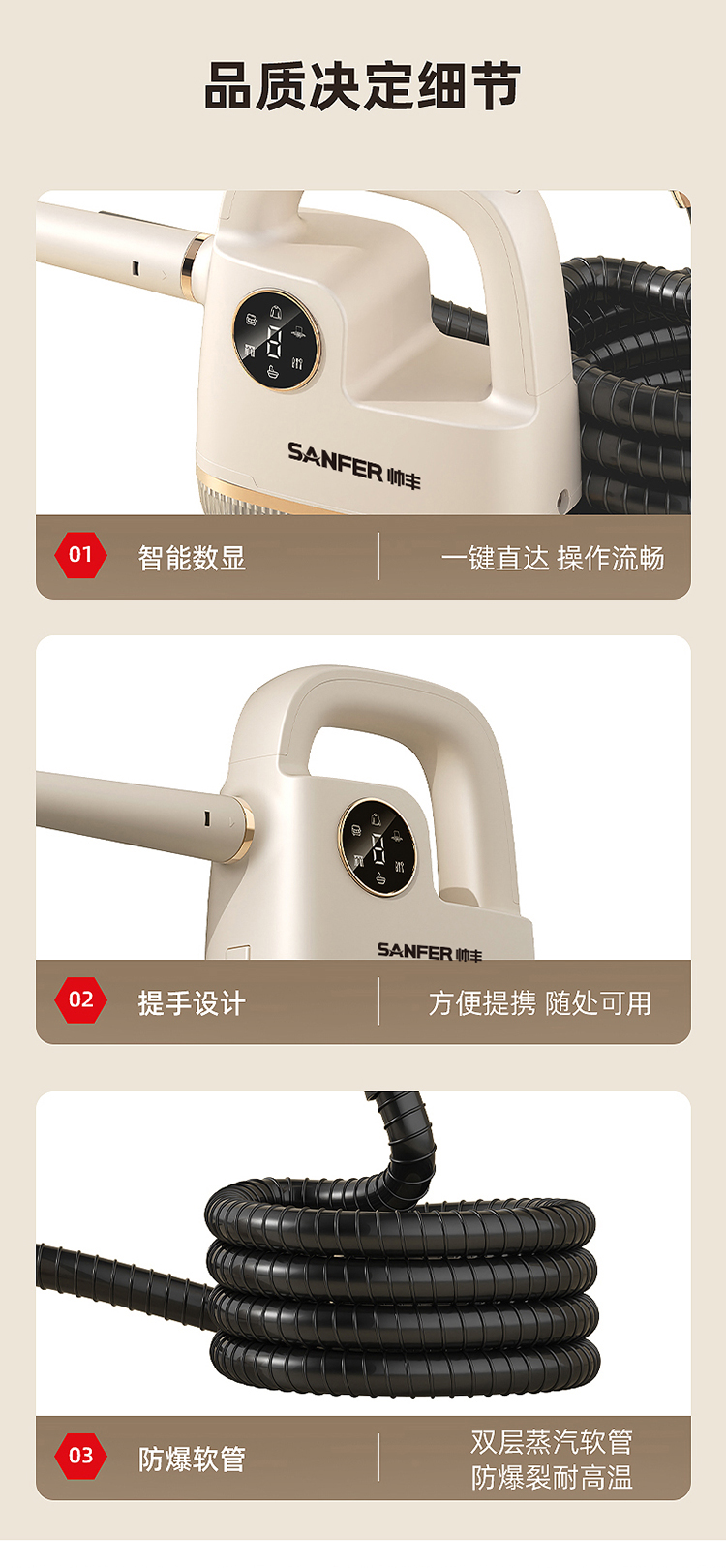 帥豐高溫蒸汽清潔機